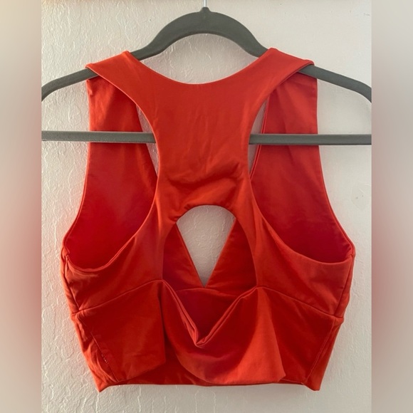 Bright Orange Crop Top - Picture 3 of 4